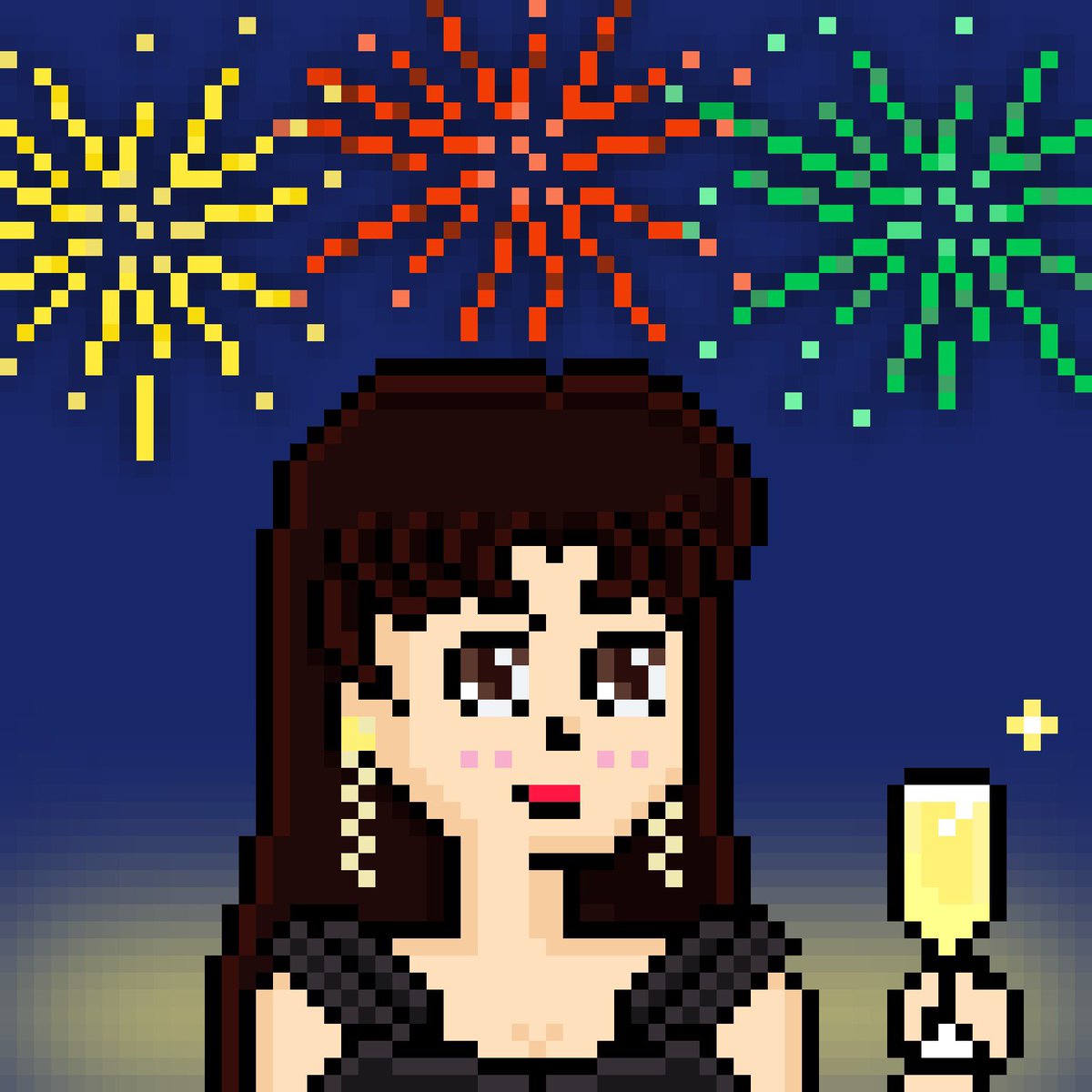 artdayandnight's tweet photo. CDAN #88 was sold to a new owner!
Thank you bro for supporting my collection!🎉🎉🎉
https://t.co/itReXETanj
#WAGMI #nft #nftcommunity #nftcollectors #pixelart #digitalart #unique #handdrawn #polygonNFT #opensea #fireworks #champagne #girl #pretty #blackdress #longearring https://t.co/tOFyUMux2Q