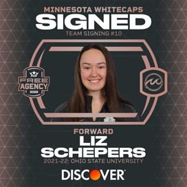 MWHS_Trap's tweet photo. Congratulations to @mwhsghockey and Ohio State alumnae Liz Schepers on signing with the Minnesota Whitecaps. #MWHSPride https://t.co/VUOwnfjLf4