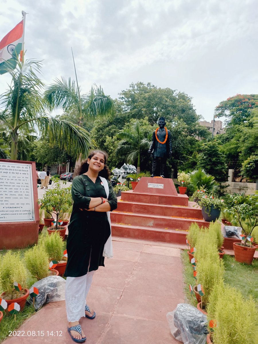 prachi_rikhari's tweet photo. #AazadiKaAmritMahotsav
#HarGharTiranga
#IndependenceDayIndia
Celebrating 75 years of Independence ❤️🇮🇳🌹✨
#EkBharatShreshthaBharat
#DelhiUniversity
#SRCASW
Happy 76th Independence Day🇮🇳✨❤️
@narendramodi
@EBSB_Edumin
@EbsbSrcasw
@SrcaswD https://t.co/5CeRX5CNAR