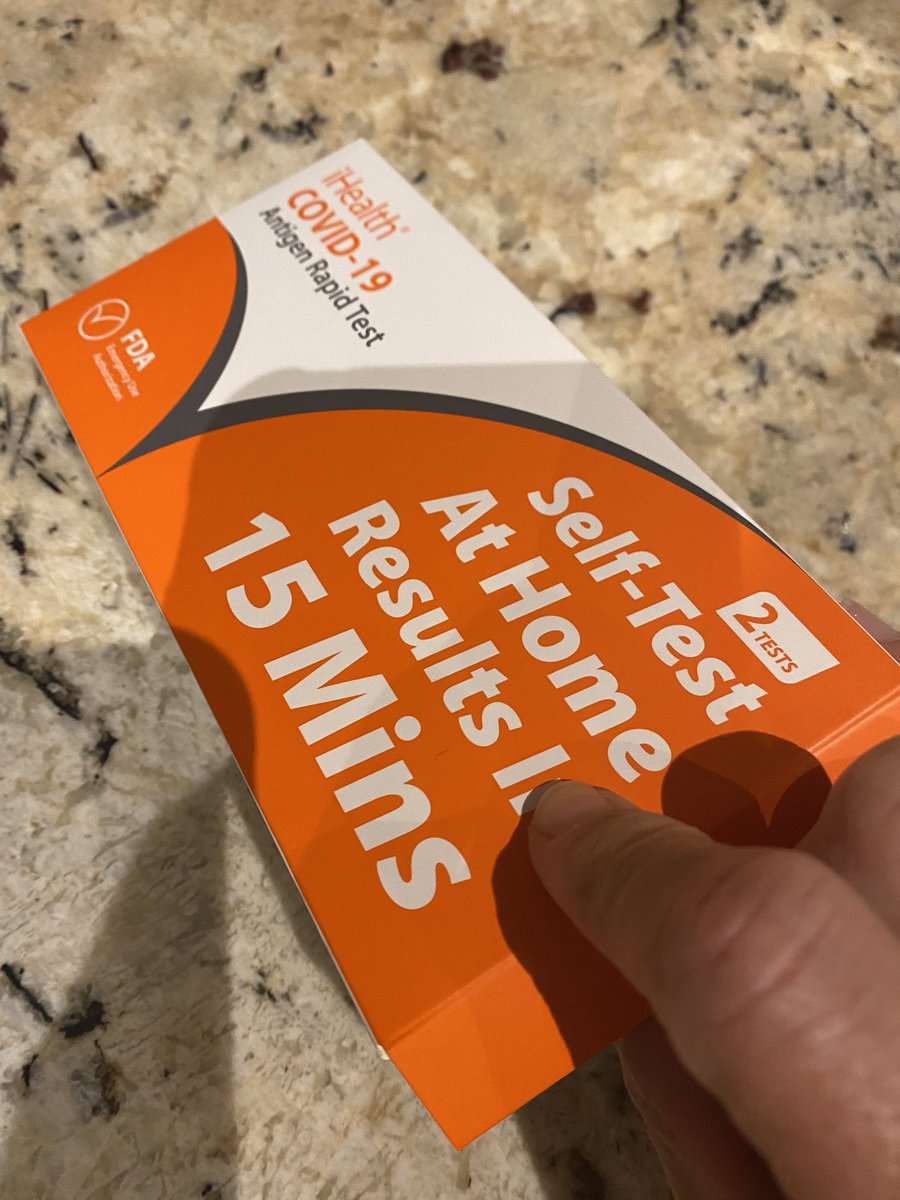 jenntitus10's tweet photo. Those free Covid tests were nice but check the box, they’re probably now expired. https://t.co/lMlzWsgBc1