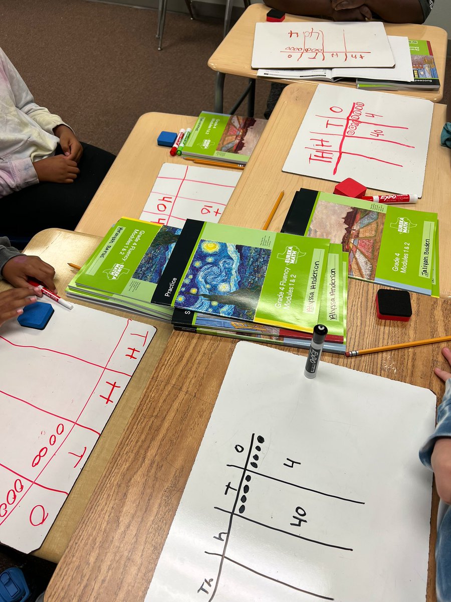 MrsReichle's tweet photo. First day of Eureka Math and my students are doing AWESOME! It’s going to be a great year of learning and growth! #CISDMathRocks 💙 @DeerCreekElem https://t.co/cWQhrWfDo7