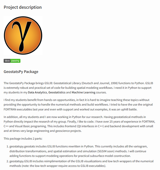 GeostatsGuy's tweet photo. Interested in doing #spatial #DataAnalytics and #geostatistics with #Python? Check out my #opensource Python package, #GeostatsPy. 

To help you get started, I built out many demonstration workflows with well-documented Jupyter Notebooks @ https://t.co/bu3A4XoR8b ∀. #DataScience https://t.co/NuozkjnJUU