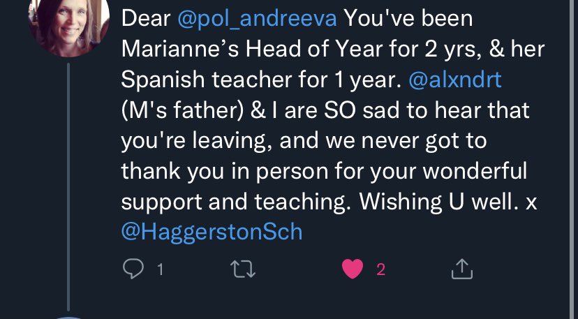 In my role as Head of Year at a Hackney school during lockdown, I’ve see how far the students have come in their resilience and overcoming challenges. It was emotional leaving school this summer after 2 years there and 5 years of teaching altogether... (1/2)