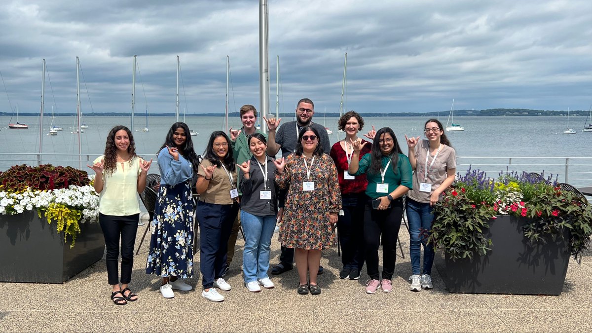 So happy that I got to bring my lab from UTA to #CeDev2022! This was a spectacular meeting and my team learned so much about great science and how wonderful our worm community is!