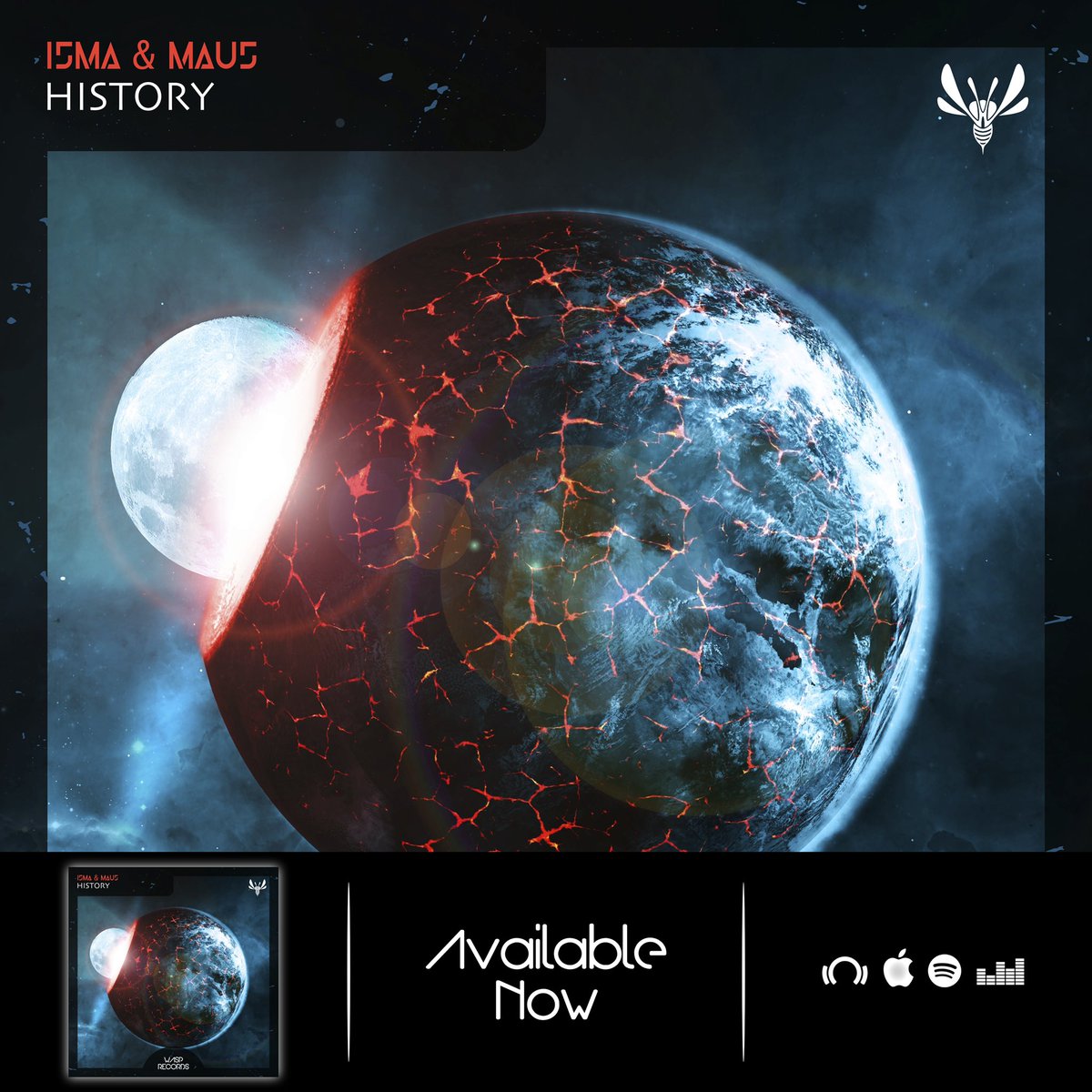 Wasp_Records's tweet photo. 🔥🔥 I5MA &amp; MAU5 - History is OUT NOW on WASP RECORDS ! 🔥🔥 

🎧 Get your copy here 🎧 :

https://t.co/8AHzzK4gwo

#I5MA #MAU5 #History #wasprecords #electro #electronic #electronicdancemusic #bigroom #bigroomhouse #ProgressiveHouse #rave #ravers #tomorrowland #medusafestival https://t.co/JEmHdQkVZl