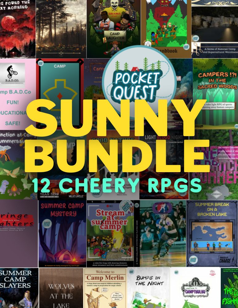 dvaleris's tweet photo. Prolong the summer magic by getting not only my original #RPG, Camp Elementa, but 11 others in this awesome adventure bundle! Link β¬οΈ https://t.co/mSw630ldj3