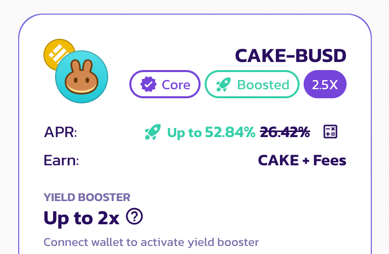PancakeSwap's tweet photo. 🚜🔒🥞 bCAKE - Farm Booster is now LIVE! 

Please note:
· This is only the initial release phase of bCAKE. Chefs will adjust and optimize it based on feedback
· Only CAKE/BUSD farm is available for boosting. More farms are coming in a couple of weeks!

👉 https://t.co/LNjw96GvYv https://t.co/v9VDLH8L47