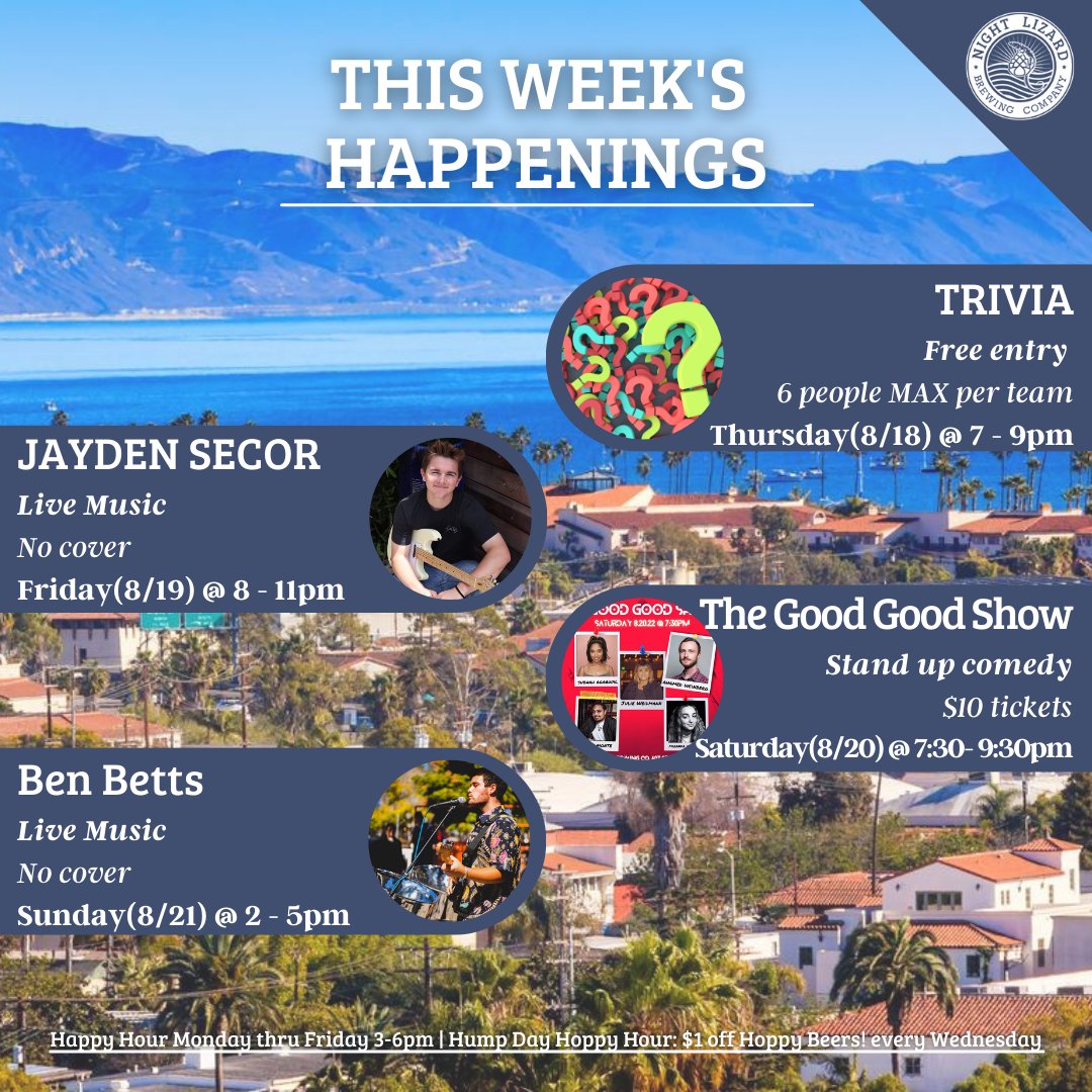 This week's happenings!
