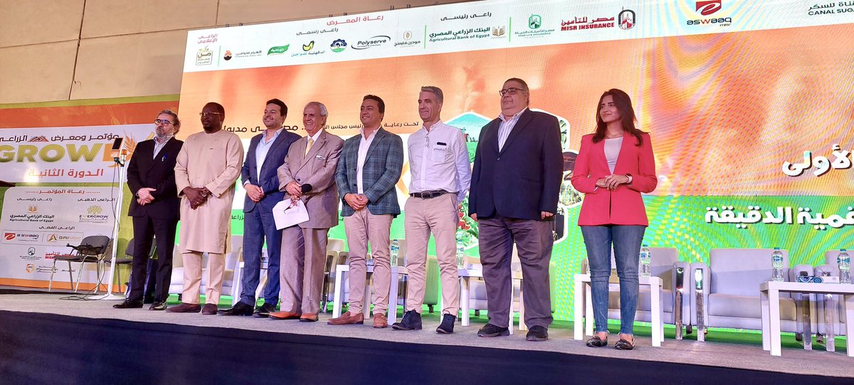 MiguelCordobaP's tweet photo. We are proud of being part of the Alliance ELDEYAB for Land Reclamation - MODERN FARMING to introduce #technology in big #Agriculture projects in #Egypt, presented in #Growex Cairo https://t.co/ZG0Zzscmoi