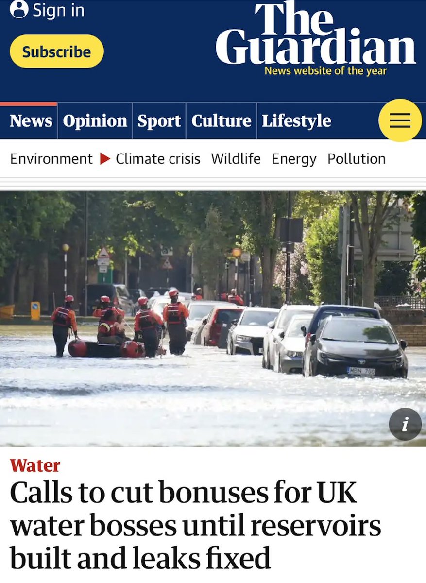 Water bosses are taking home obscene pay packets &amp; bonuses, yet have utterly failed us all. We must bring water back into public hands - and while we're at it, adopt widespread pay ratios so bosses earn no more than 10x the salary of the lowest paid in their companies