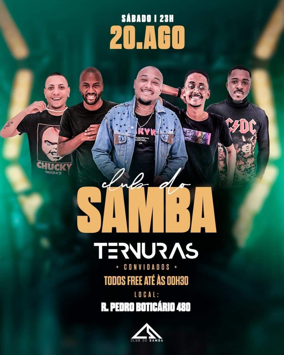 clubdosambaa's tweet photo. Próximo sábado, dia 20/09 às 23h.
📍Pedro Boticário, 480.
@osternuras + convidados.
⚠️ ATÉ 00:30 ⚠️
- TODOS FREE;
- DOSE DE GIN P ELAS;
- PROMO DE BEBIDAS.
👉🏼 LOUNGES DISPONÍVEIS.
#clubdosamba
#vemprosamba
#vemproclub https://t.co/9Ps38IeGG6