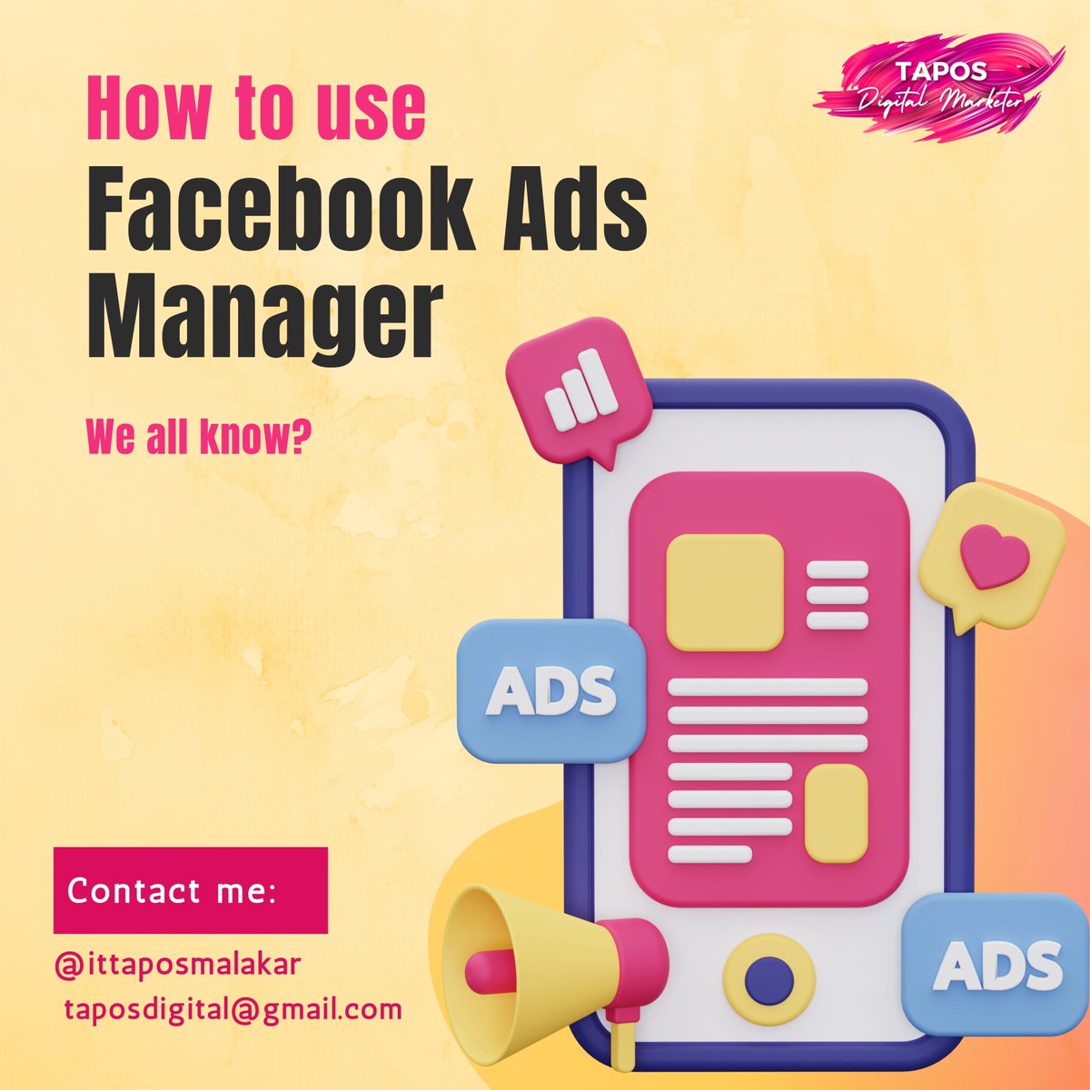 taposmalakarr's tweet photo. 💥How to use Facebook Ads manager? 
For creating an ad we have to follow some important steps. Here I will say about the importance of the 9 steps.

#facebookads #facebookadscampaign #facebookmarketing #ittaposmalakar #Westworld  #Afghanistan #NewWeek https://t.co/oqdgufMHtA