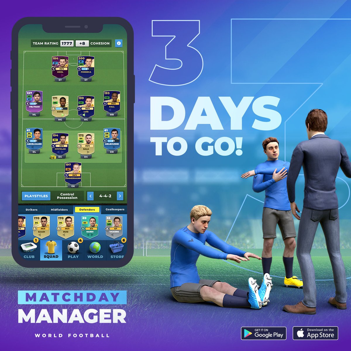Playsport Games on Twitter "⏲️COUNTDOWN STARTS NOW!⏲️ MatchdayManager