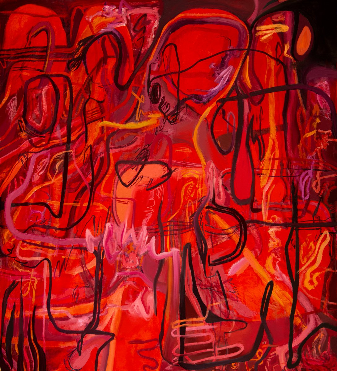 🚨🚨🚨🚨🚨I am sold out on <a href="/exchgART/">Exchange Art</a> and I am working in new 1/1 's  Meanwhile you can enjoy one edition of ISLA, a wonderful and furious oil painting inspired by a number of fires occured in an island near my city.
Will end editions on Wednesday