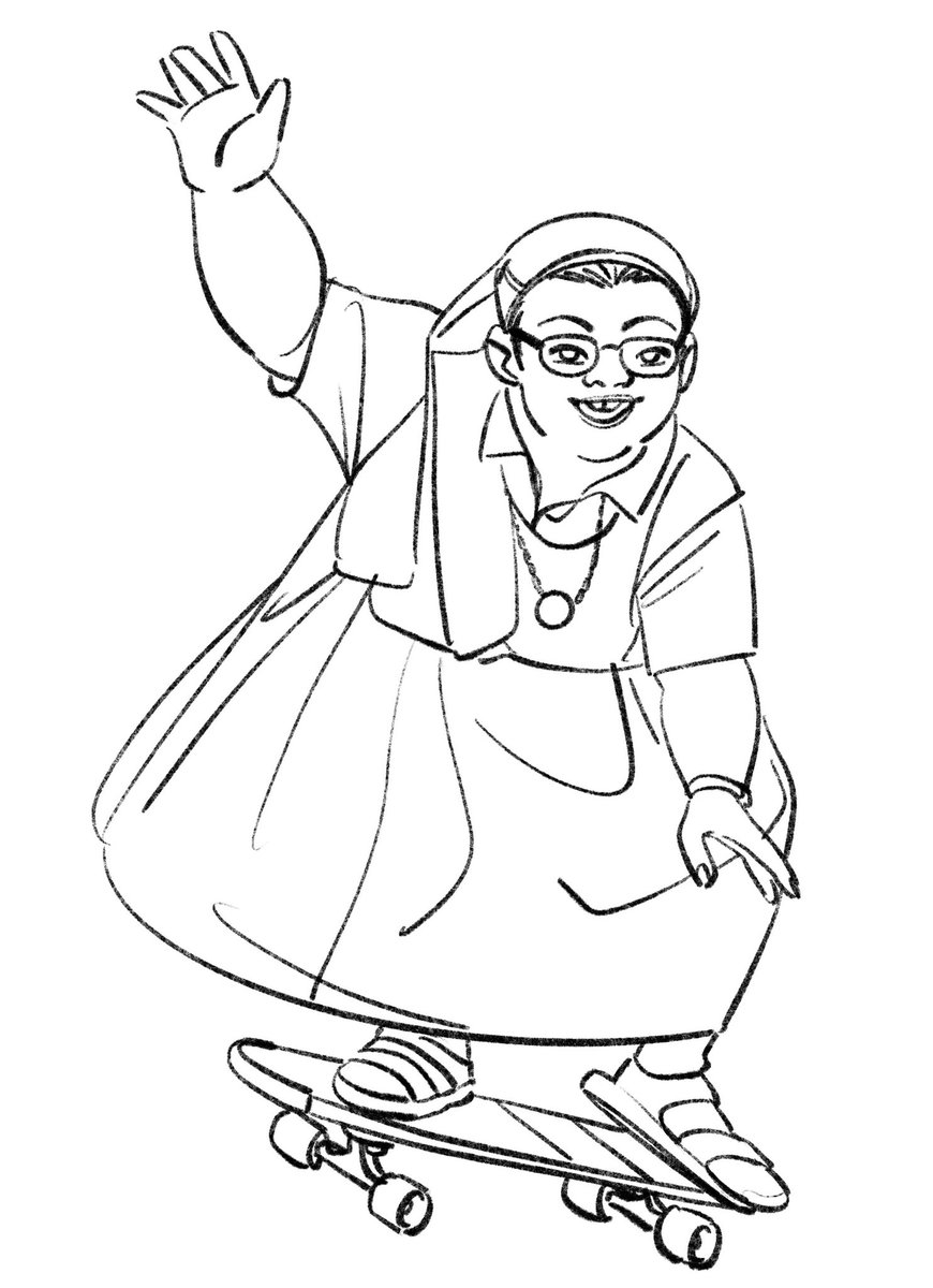 #1일1똥 힙한 수녀님🛹