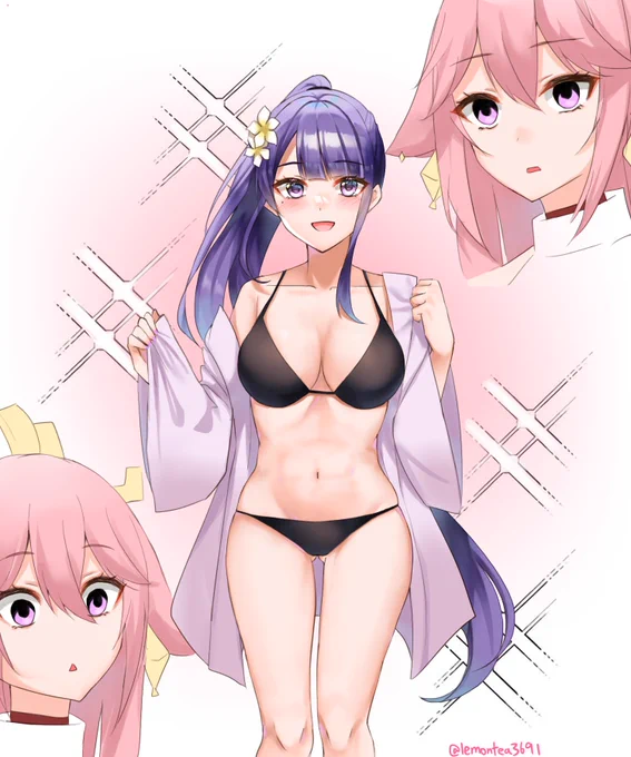 ビーチ行けなくなったじゃないですか... (i cant go to the beach like this)#eimiko #原神 #GenshinImpact 