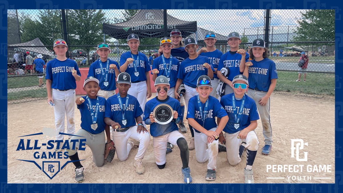 PGMidAtlantic's tweet photo. 2022 11U Mid-Atlantic All-State Games
🏆Champion: Team Royal
🏅MVP: Landon Fry
🏅MVPitcher: Bryson Auten
#MAASG @PGYouthBB https://t.co/V5Duekaris