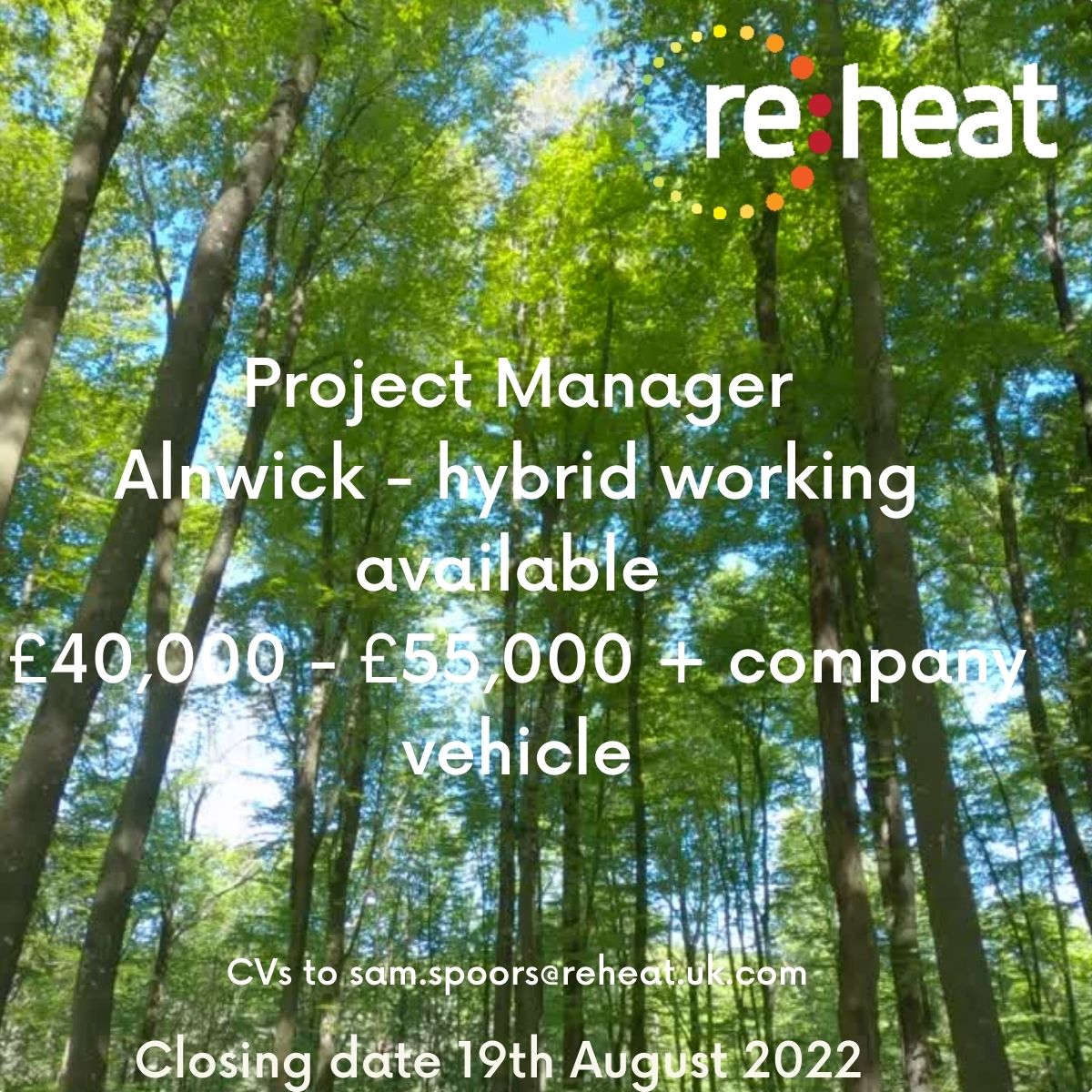 Talentheads1's tweet photo. 🔥Project Manager, North East based with hybrid working available, £40,000 - £55,000.🔥
Details 👉 https://t.co/YqezTcrxQq
Closing date - 19th August
Come join the team!
@reheatRT
#projectmanagerroles #projectmanagerjob #northeastjobs #northumberlandjobs https://t.co/O0Ud1yC0nl