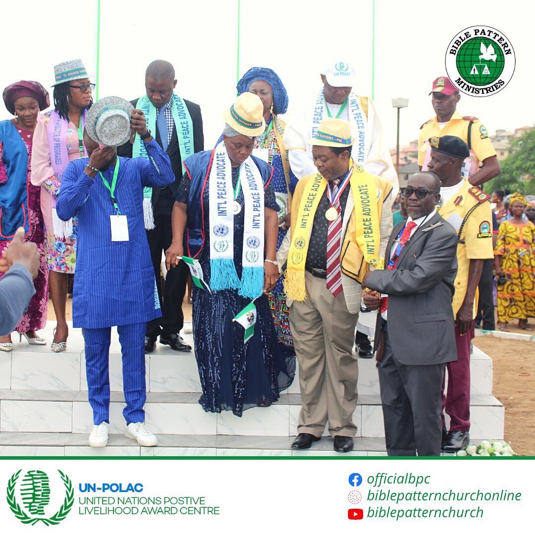 OfficialBPC's tweet photo. #BPCUNPOLAC #UnitedNations #BiblePatternChurch #MayorOfPeace #DRZAOgunsanya https://t.co/xZxQL455Qv