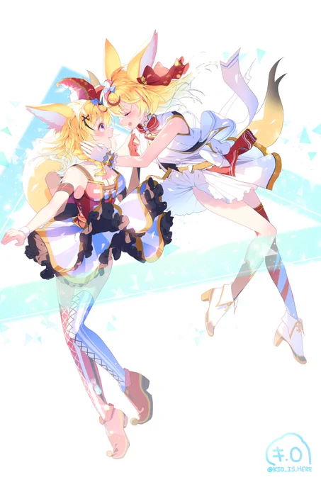 2周年おめでとう!!ポルカに会えてよかった!ずっと応援します!#絵まる 