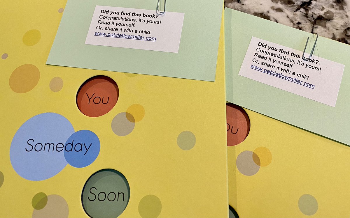 I’m going to be leaving some books around Sun Prairie, Wisconsin later today for folks to find. Updates to come …