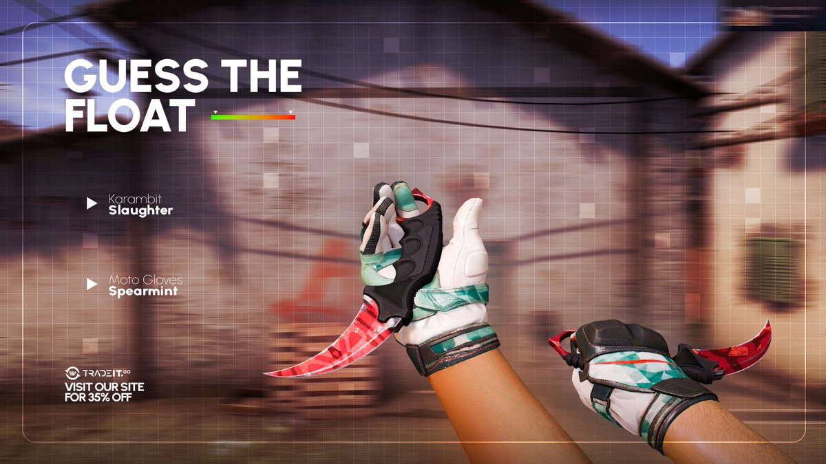 tradeit_gg's tweet photo. Guess the float

Guess:
RT &amp; Like &amp; Comment &amp; Follow

The winner gets balance! https://t.co/UBlb2YiEHd