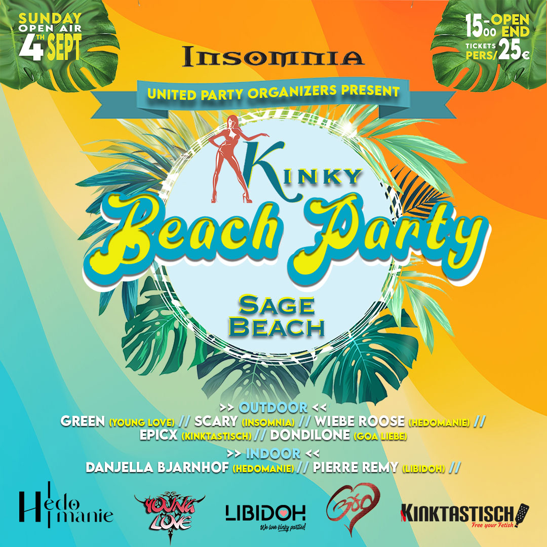 Am Sonntag, dem 4.9. ab 15:00 veranstaltet das Insomnia ein Open Air am Sage Beach. Karten gibt es hier: eventbrite.de/e/insomnia-kin…