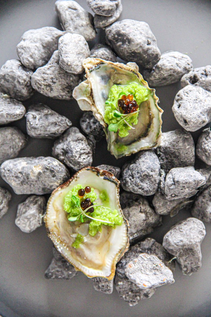 RAW OYSTERS IMPECCABLY DRESSED TO IMPRESS. 

Paired with the exceptional @SpierWineFarm MCC BRUT.

#GlamFoodieOysterBar #DecorexAfrica #Reimagined #SamsungBespoke