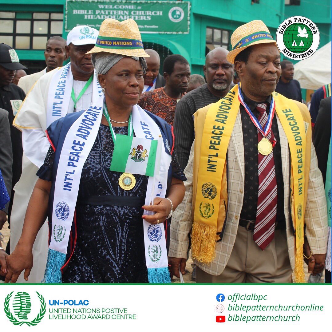 OfficialBPC's tweet photo. #BPCUNPOLAC #UnitedNations #BiblePatternChurch #MayorOfPeace #DRZAOgunsanya https://t.co/1rz9k0NI9T