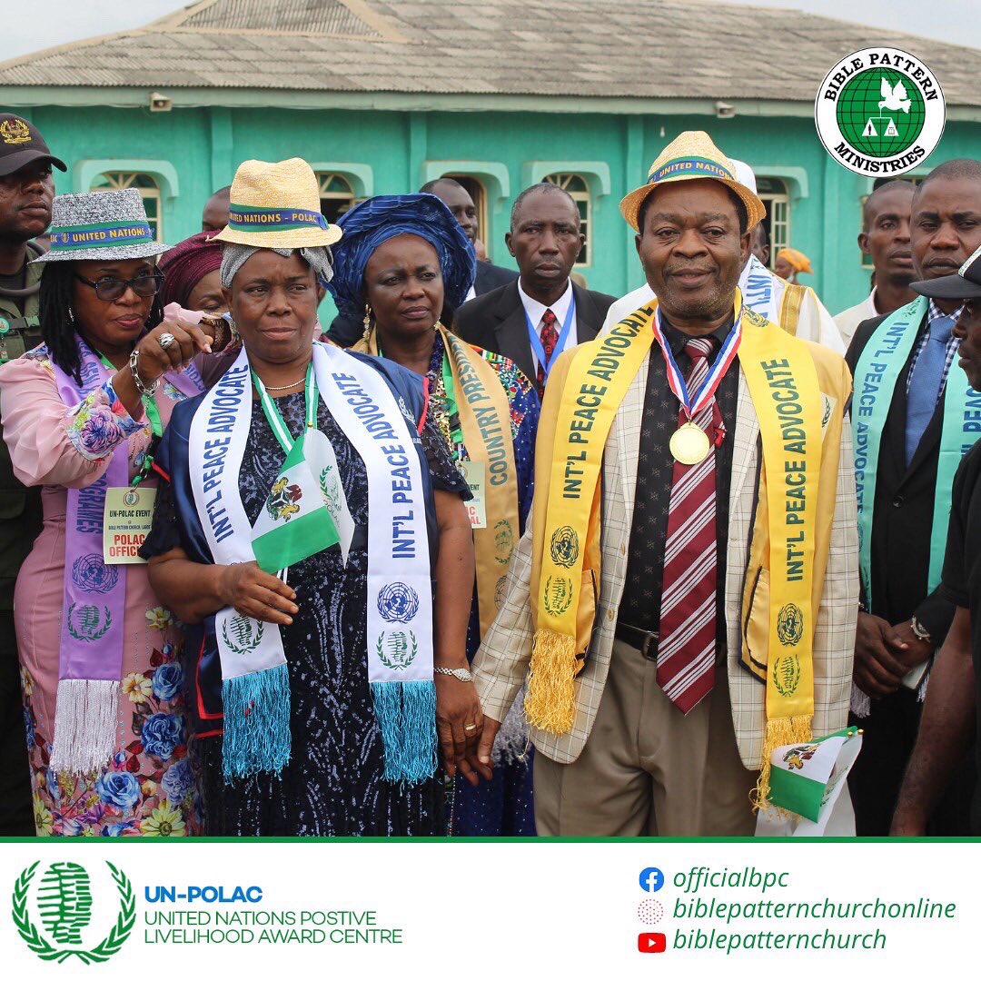 OfficialBPC's tweet photo. #BPCUNPOLAC #UnitedNations #BiblePatternChurch #MayorOfPeace #DRZAOgunsanya https://t.co/1rz9k0NI9T