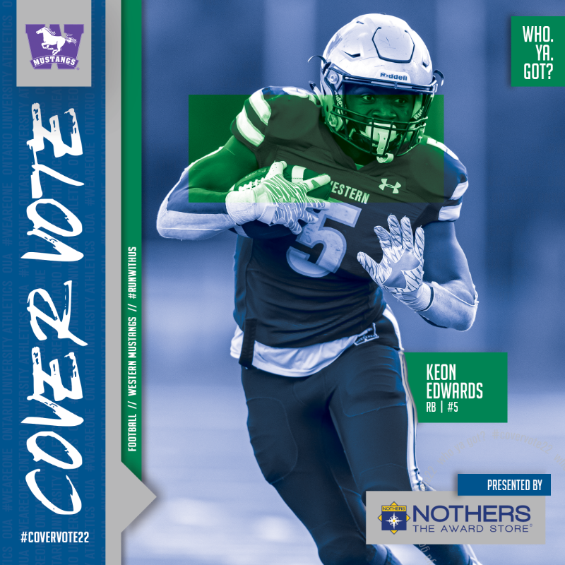 OUAsport's tweet photo. 🏈 𝗥𝗼𝘂𝗻𝗱 𝟭 | 𝗚𝗿𝗼𝘂𝗽 𝟯

🗳️ Daniel Oladejo, @uOttawaGeeGees 
🗳️ Tanner Dejong, @CURavens 
🗳️ Keon Edwards, @WesternMustangs 

@NothersAwards is asking....Who. Ya. Got? 🤔

#WeAreONE | #CoverVote22