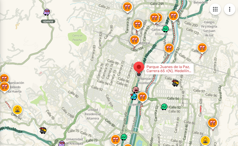 movilidad_med's tweet photo. (10:04) @WazeCo | Así se encuentra a esta hora la #MovilidadMedellín en la zona Norte de la ciudad.
#ReporteWaze #CITRA https://t.co/mCl8VRALE3