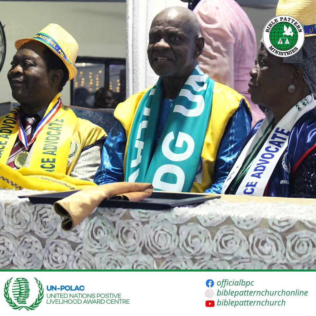 OfficialBPC's tweet photo. #BPCUNPOLAC #UnitedNations #BiblePatternChurch #MayorOfPeace #DRZAOgunsanya https://t.co/IhX8D9yYtH