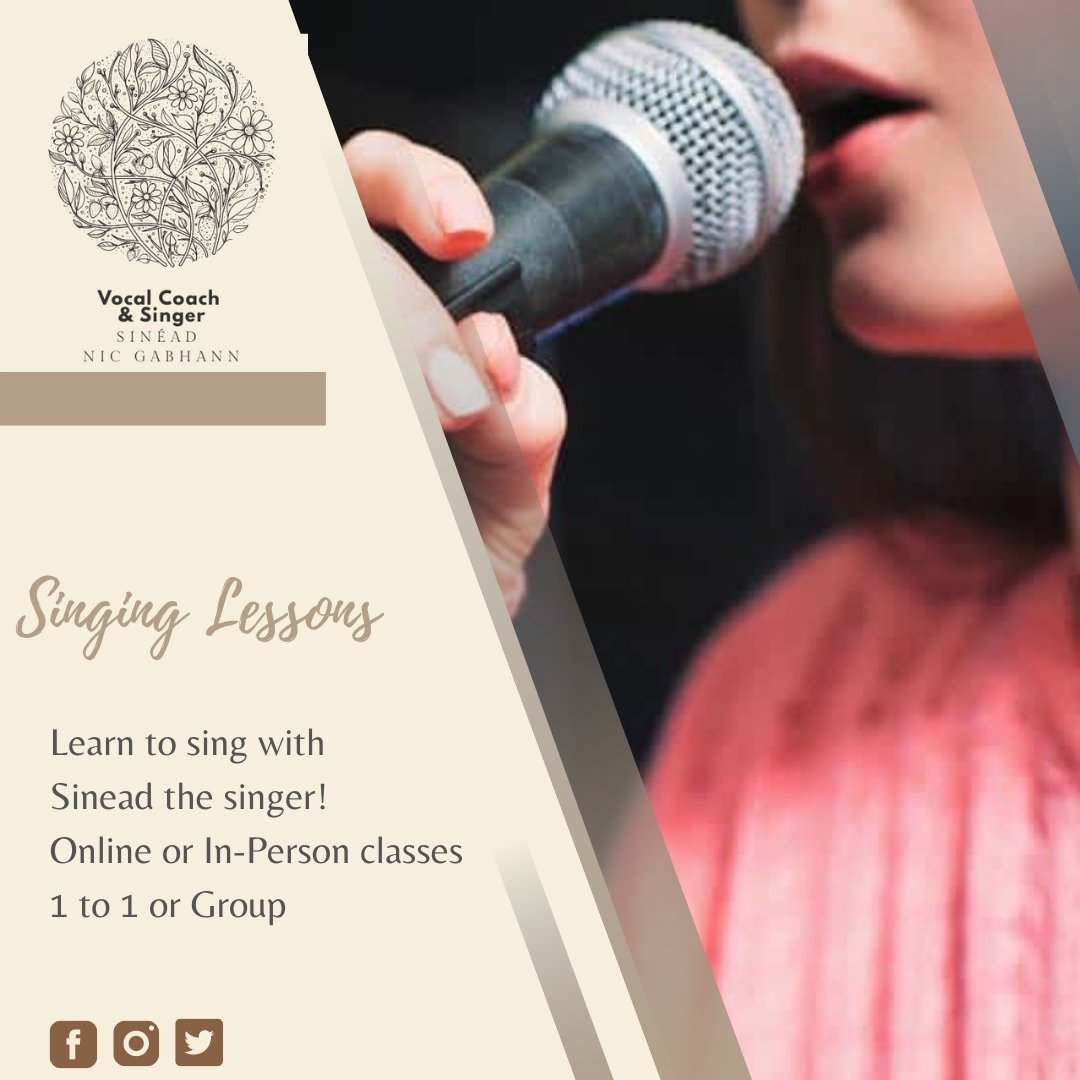 GabhannCoach's tweet photo. 🎵🎙️🎼
Learn to sing with Sinead the Singer! Either online or in person classes are available, as well as individual and group classes! 

Visit https://t.co/DhqdmI0sxI for more info!

#music #singing #sineadthesinger #learntosing #fun #song #classes #singinglessons https://t.co/TzDWIqFUwJ