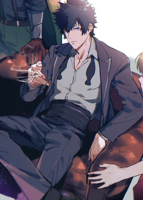 新規絵めっちゃかっこいい#狡噛慎也生誕祭2022 