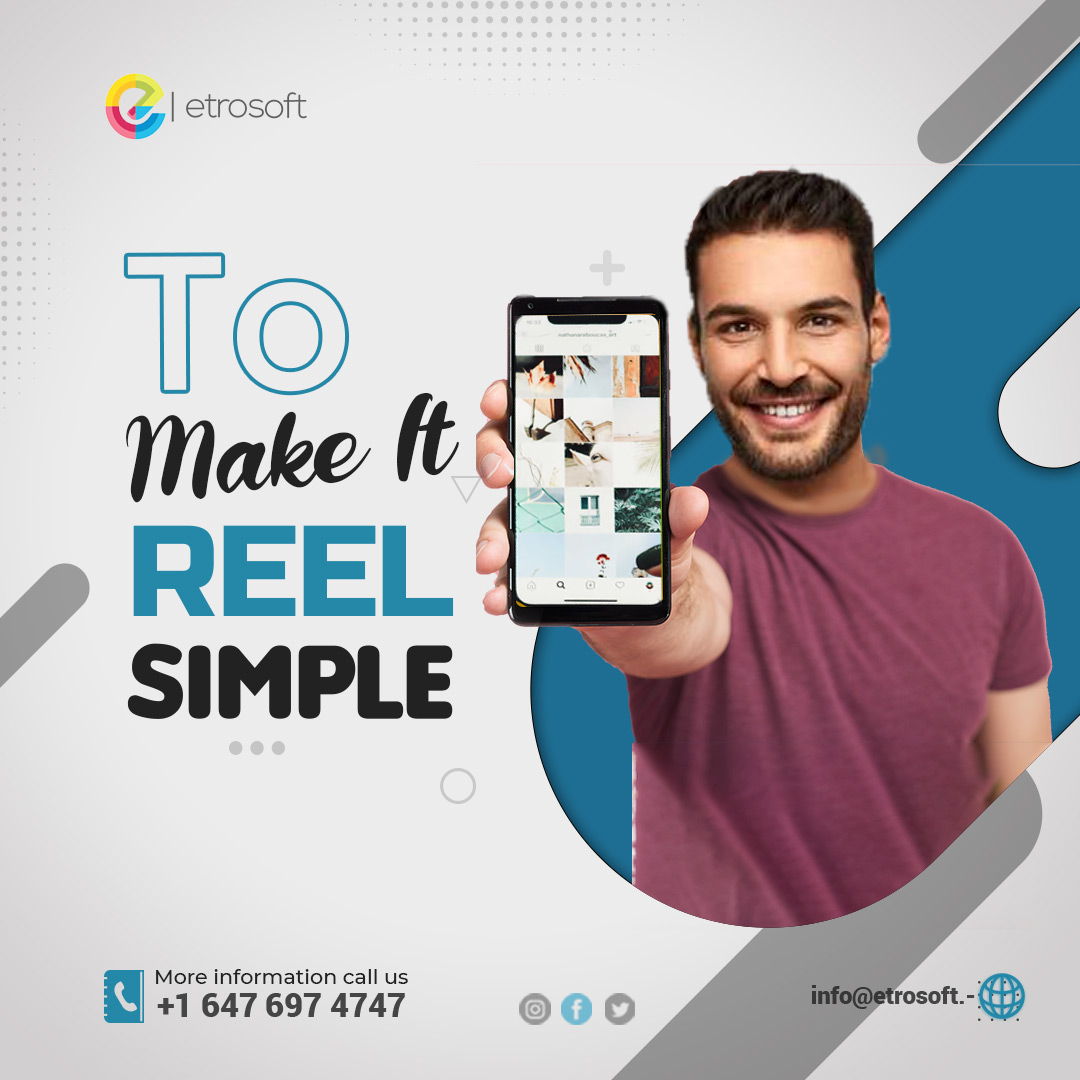 Etrosoft's tweet photo. Instagram Reels will advertise your company and draw in new clients. You may produce outstanding content to help your company stand out from the competition by utilizing some of the suggestions in this manual.
https://t.co/kkuQoUtB5u
 info@etrosoft.ca
+1 647 697 4747 https://t.co/fRVdtVuzp0