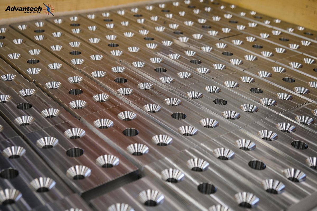 Advantech_Inc's tweet image. 😍 Advantech provides a variety of services including our ability to perform countersinking! Check out the picture below for an awesome example of this.

Learn more at AdvantechIndustries.com!

#MissionCritical | #Machining | #SingleSourceSupplier