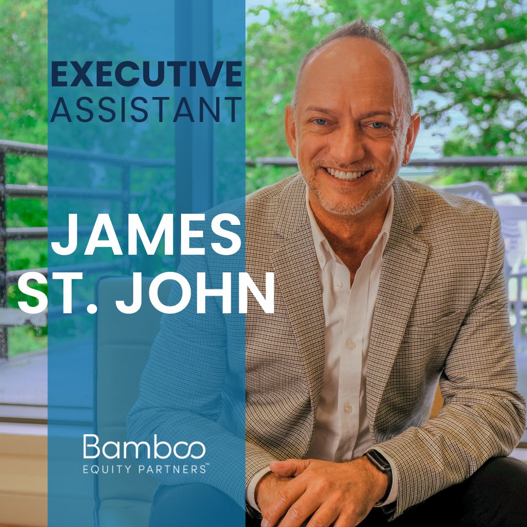 EquityBamboo's tweet photo. Bamboo Equity Partners is excited to welcome James St. John to our team! James will serve as Executive Assitant. Welcome to the team! 

#bambooequitypartners #commercialrealestate #realestate #CRE #stlouis #stl #stlouisrealestate #missouri #newhire #team #newteammember https://t.co/F2Wm8eN2TT