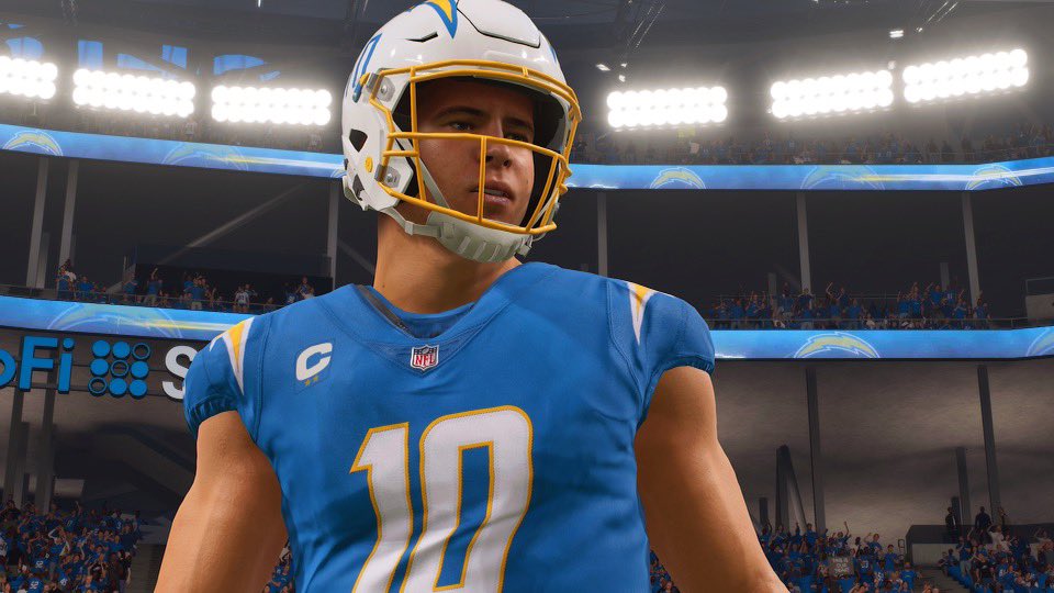 GameSpot_Sports's tweet photo. 🚨 23 hours of Madden ‘23 Giveaway 🚨

RETWEET &amp; FOLLOW for a chance at this Justin Herbert autographed Jersey! ✍️
#MUTHead #Madden23🏈 https://t.co/PQSoozkigC