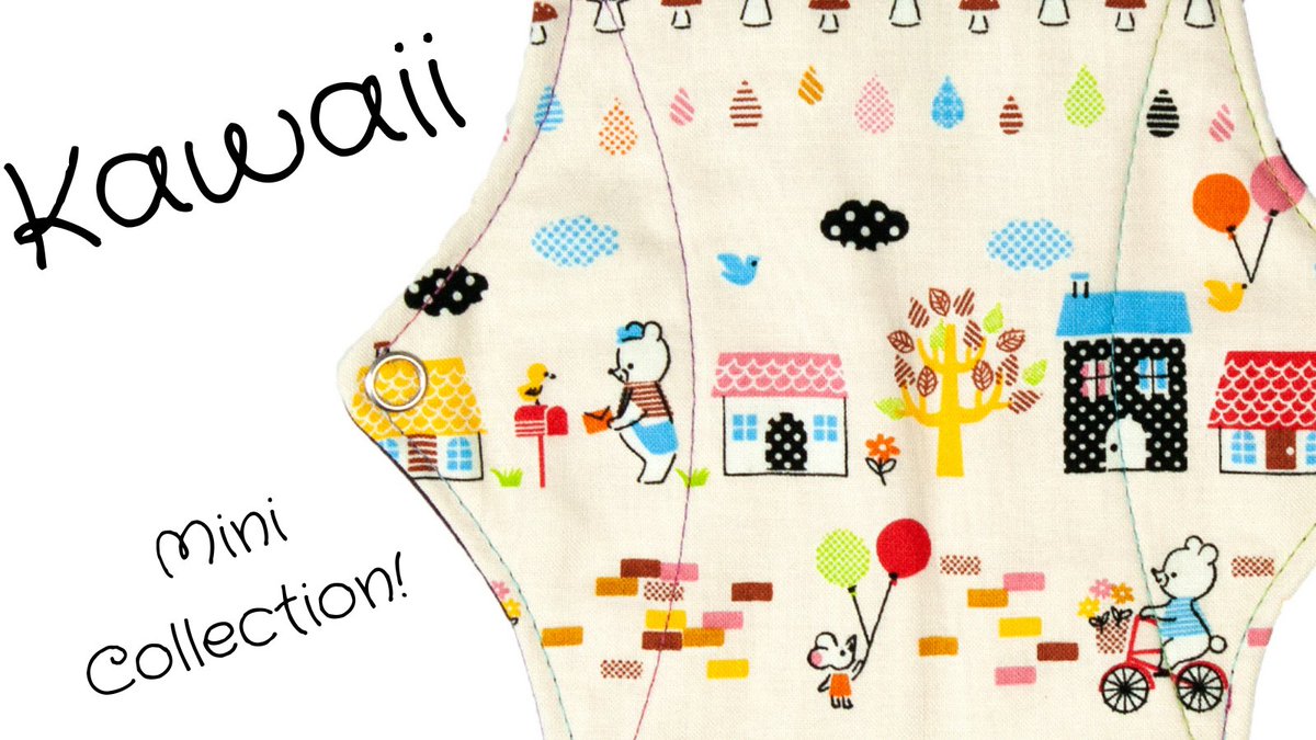 partypantspads's tweet photo. Special mini collection Kawaii is available now as long as supplies last! Don't miss this adorable print, perfect for the start of the new school year! 🎒✏️📓 https://t.co/g2Hjg10l7K