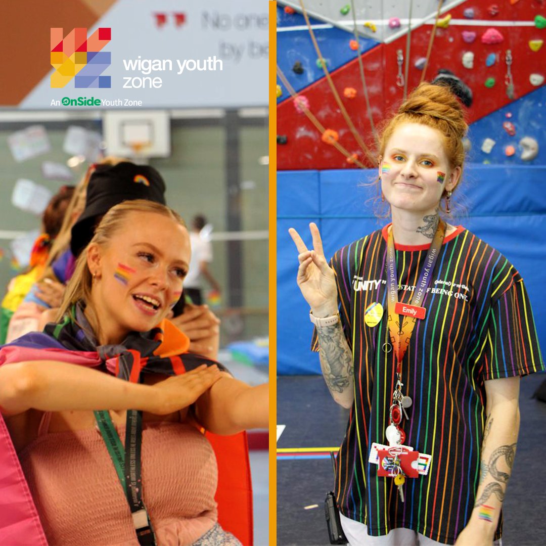WiganYouthZone's tweet photo. We're still buzzing from celebrating @WiganPrideLGBT with the rest of Wigan. We had a fabulous time singing and dancing our way through the day!🏳️‍🌈

Our members joined in by walking in the parade and shining bright during incredible performances on the Believe Stage. ❤🧡💛💚💙💜 https://t.co/hrnxDEYSIU