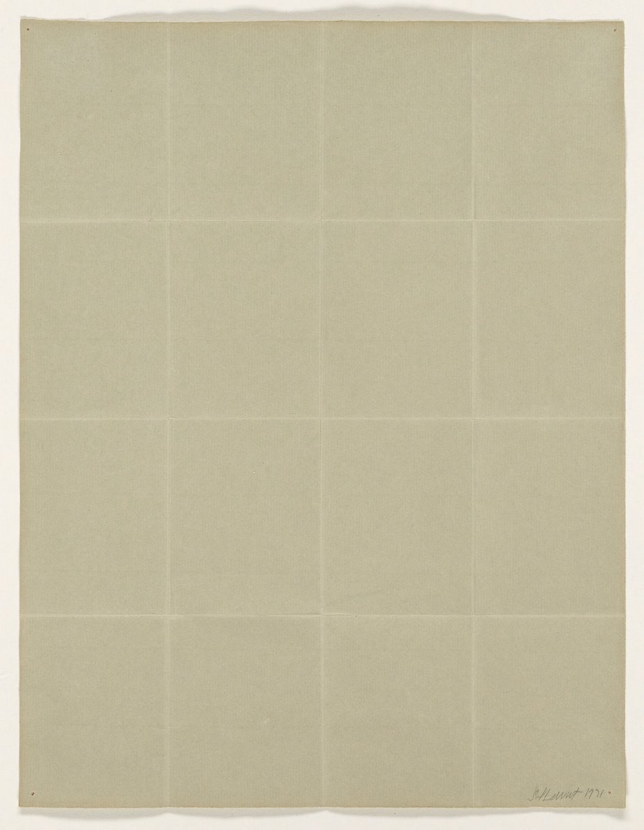 SolLeWittArt's tweet photo. Sol LeWitt, Untitled, 1971 #sollewitt #artinstituteofchicago https://t.co/Swj9eR5gAk https://t.co/7mgD1VlOx0