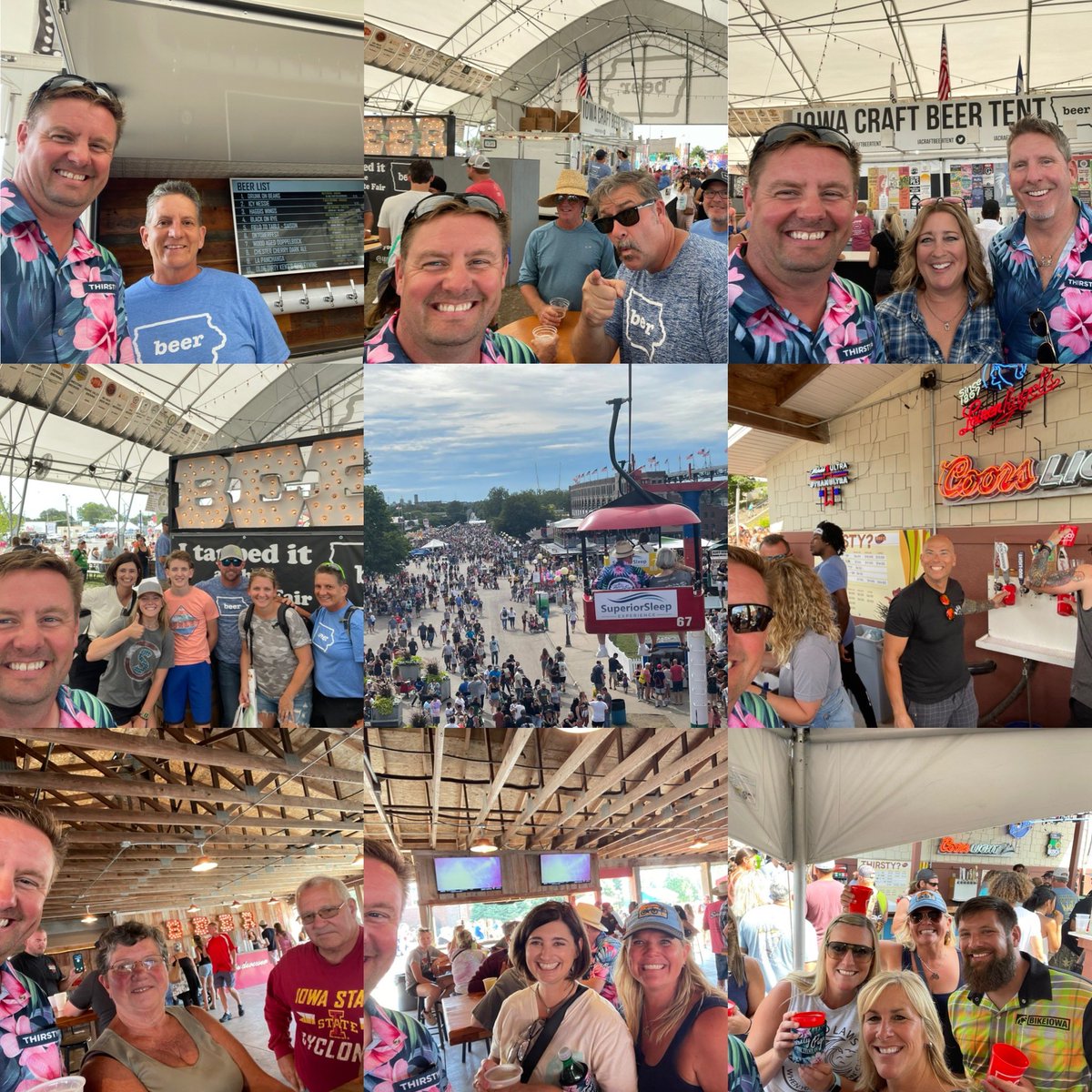 ThirstyPigs's tweet photo. Seeing so many friends at the @IowaStateFair #sundayfunday indeed! #iowatradition #outatthefair #iowafun @IACraftBeerTent @SakariSushiDSM #thirstypigs #thirstypigseverywhere https://t.co/fqUhXjQD4C