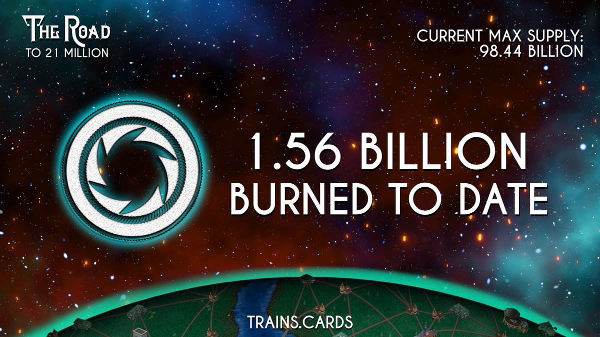 CenturyTrain's tweet photo. Can you believe we've crossed the 1.5 BILLION point? Keep up the great work, Railroaders!
#centuryverse #waxp #blockchaingaming #NFTs #cryptogaming #cryptocurrencies #tocium https://t.co/0M6jGkaqnX