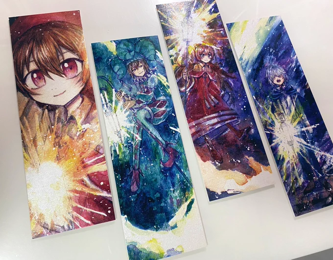 しおり作った....!!!!! 