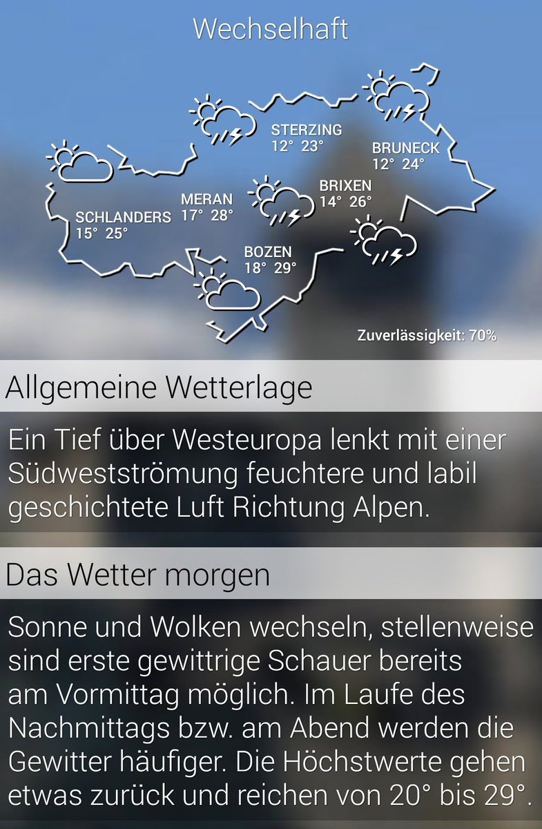 MatthiasHofer3's tweet photo. Wäre ich nur #Meterologe bei @WetterSued @WetterSuedtirol geworden 😉😉😉... #FakeNews #amlaufendenBand #trotzdemgutbezahlt https://t.co/ONEjcubh2S