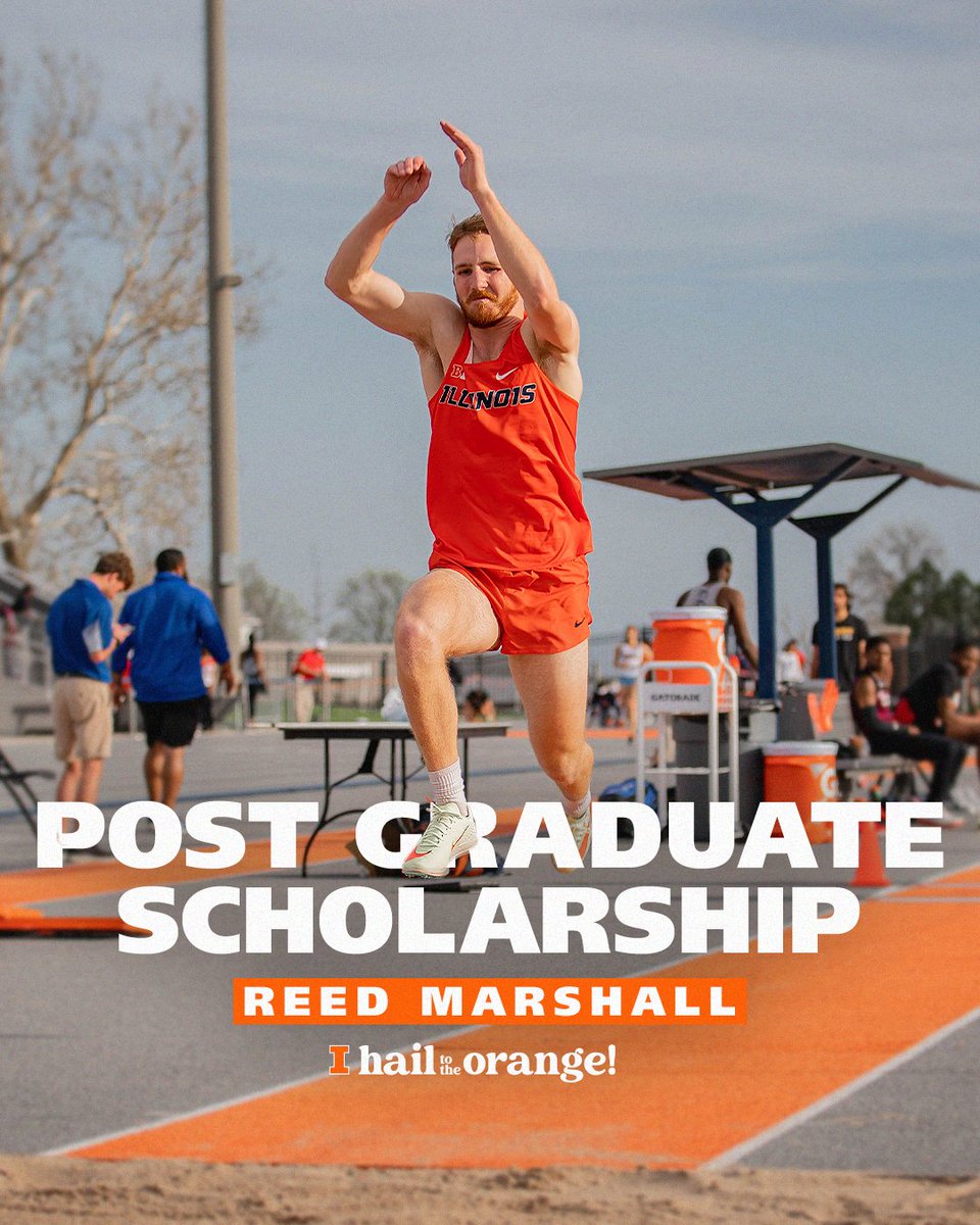 IlliniTrackXC's tweet photo. Congratulations to Reed on earning a post graduate scholarship! Good luck at UIC 📖

#Illini I #HTTO https://t.co/mT2MuA1oDc