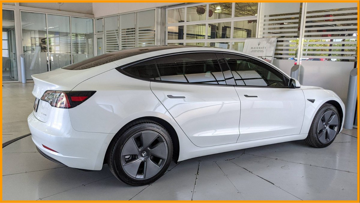 ecar1's tweet photo. This Pre-Owned 2022 #Tesla Model 3 Long Range is the ultimate all-electric vehicle! Did we also mention it's got less than 200 miles on it?! 🤩 Learn more: https://t.co/QkJt78Cndt https://t.co/nQ4Lc5aEa7