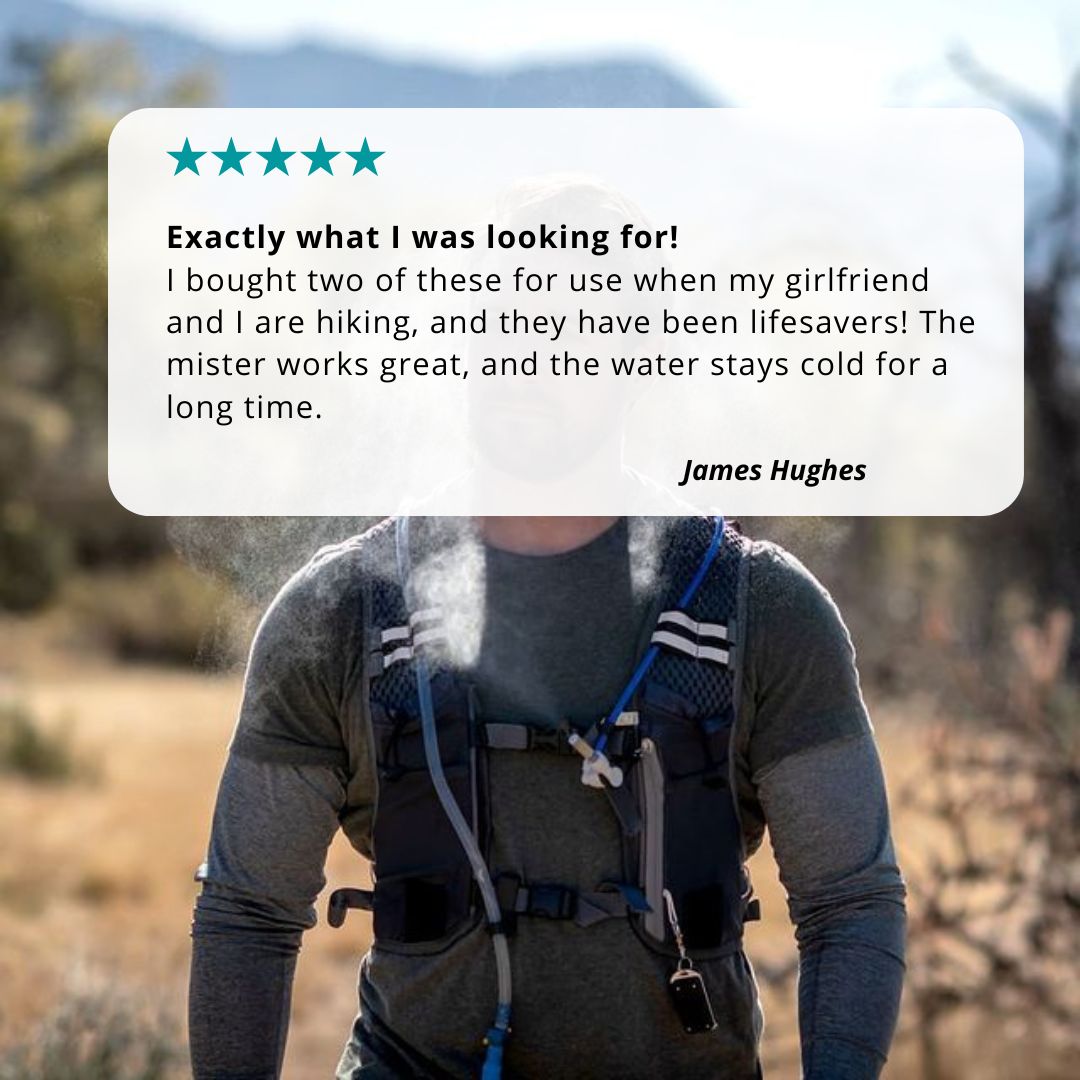 ExtremeMistPCS's tweet image. The Ultimate hydration backpack for year round! Makes a great gift for those who love the outdoors, our cooling backpack makes a great gift for cycling, runners, hikers, and more.

👉👉extrememist.com

#justaddwater #mistingbackpack #hydrate #trackandfield