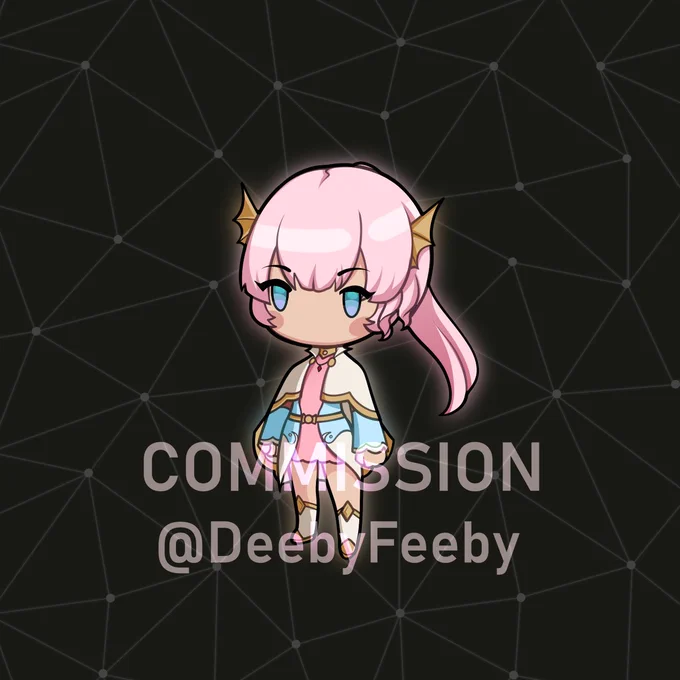 OC chibi commission for @/StormBringer207 